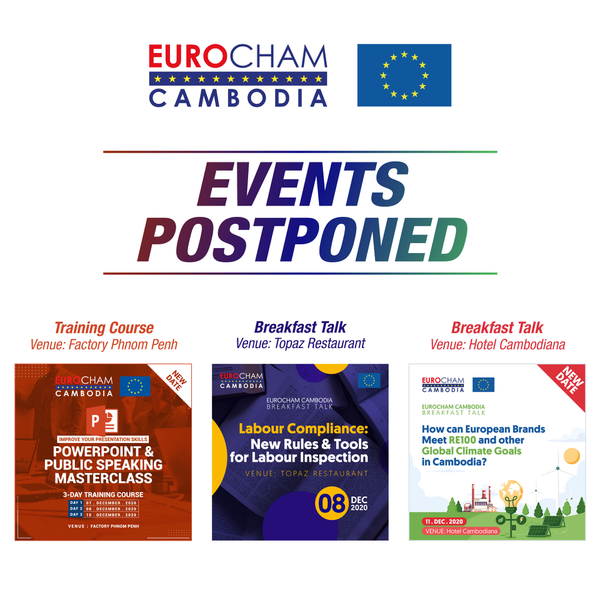 POSTPONED – EuroCham Upcoming Events